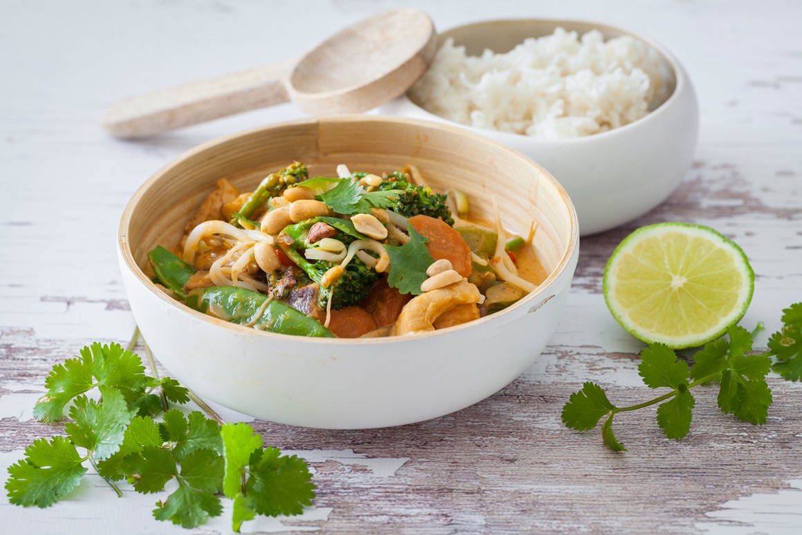 Geflügel-Thai-Curry