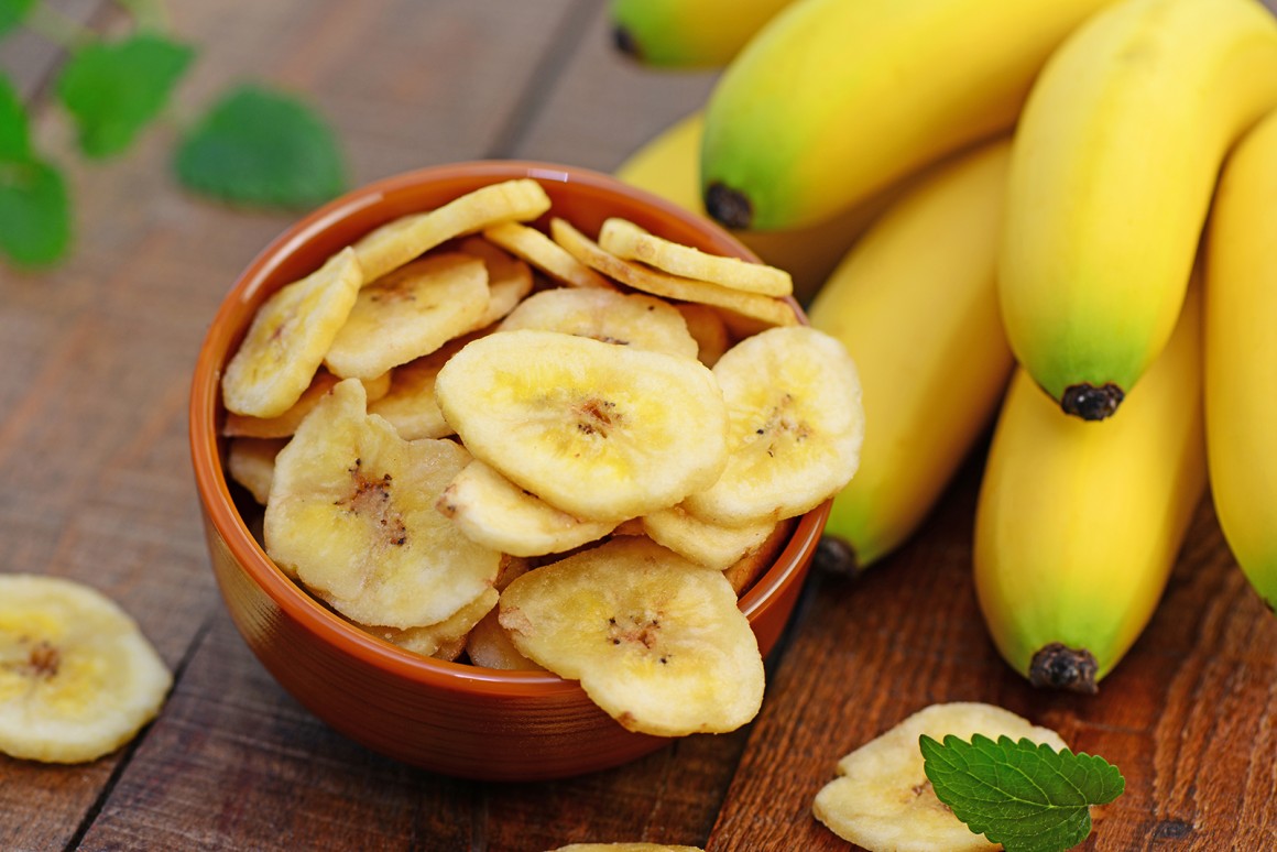 Bananenchips selber machen