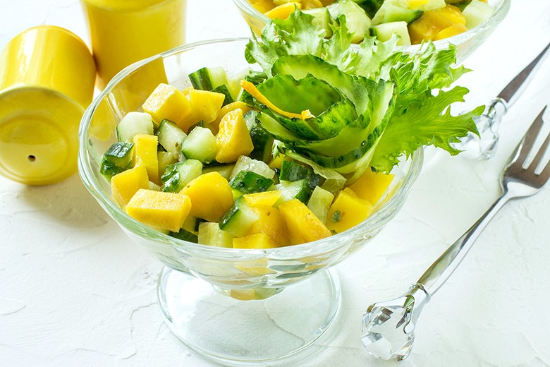 Gurken-Mango-Salat