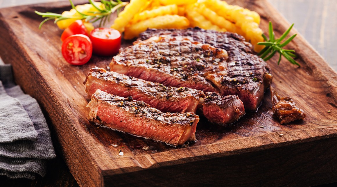 Gegrilltes Ribeye-Steak