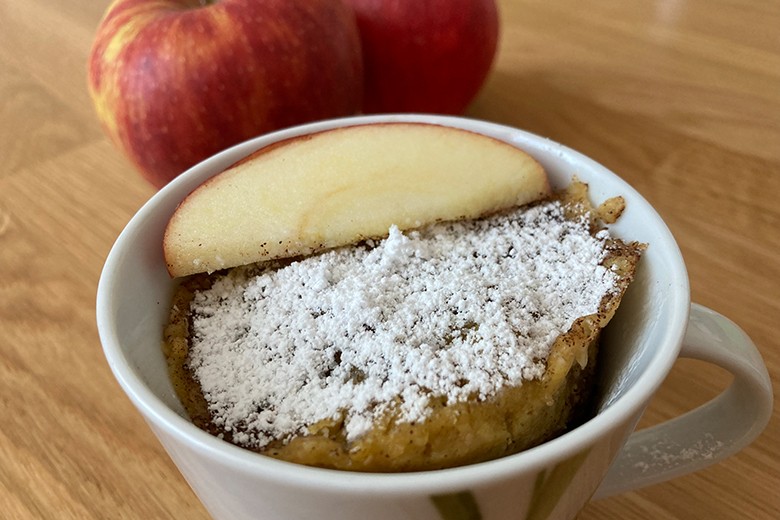 Apfel-Zimt-Tassenkuchen