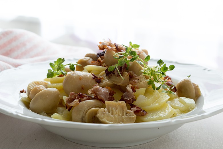 Omas Kartoffel-Champignon-Salat