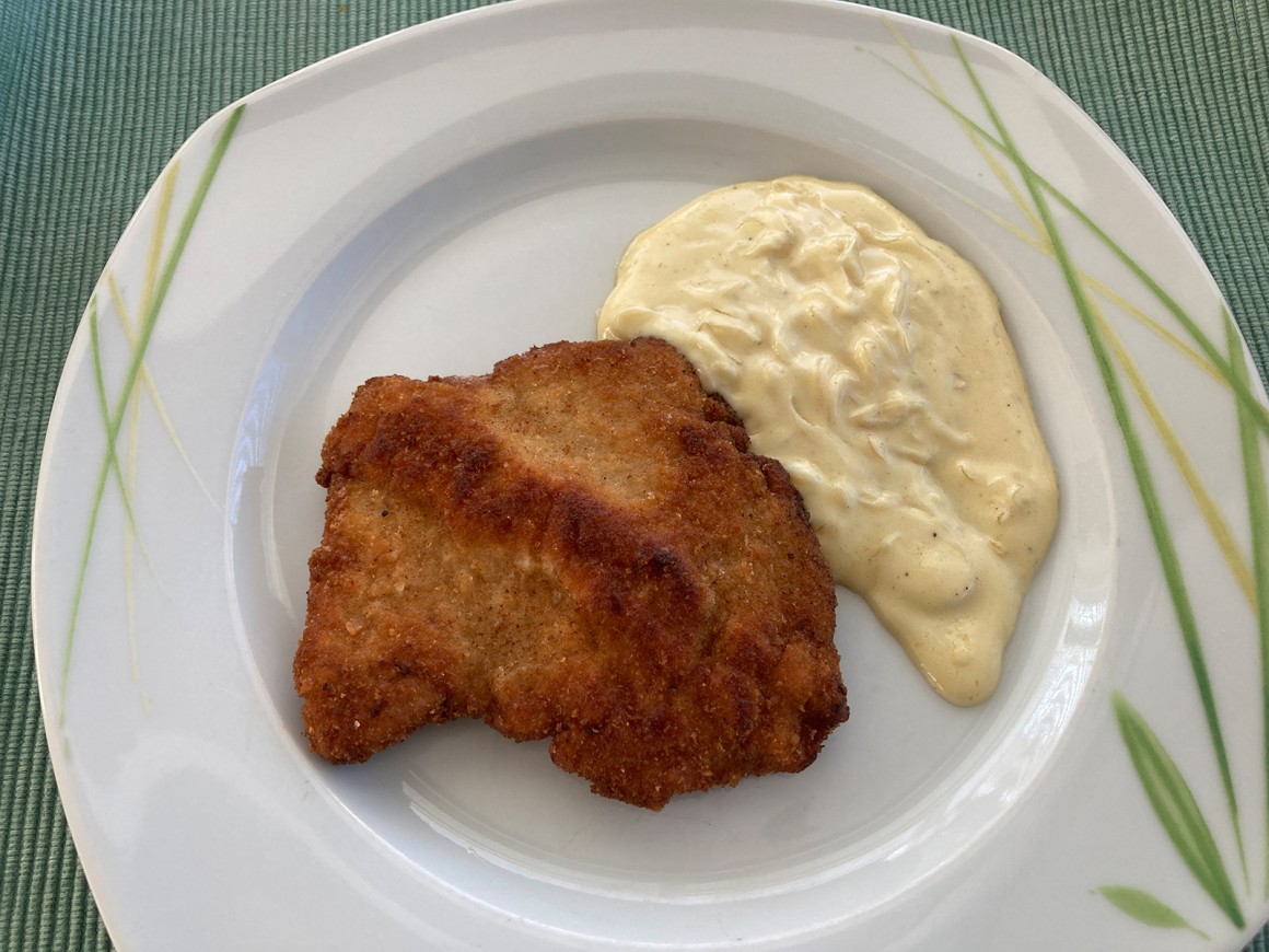 Zwiebel-Sahne-Schnitzel