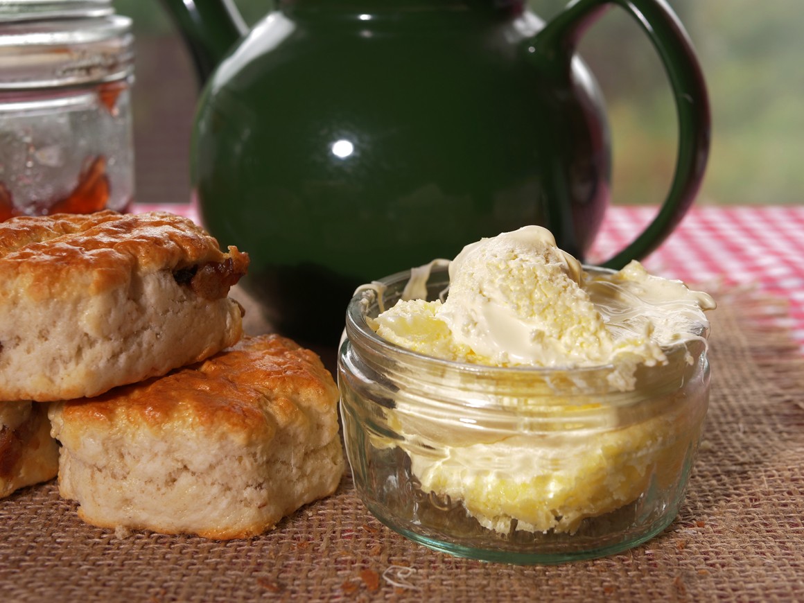 Selbstgemachte Clotted Cream