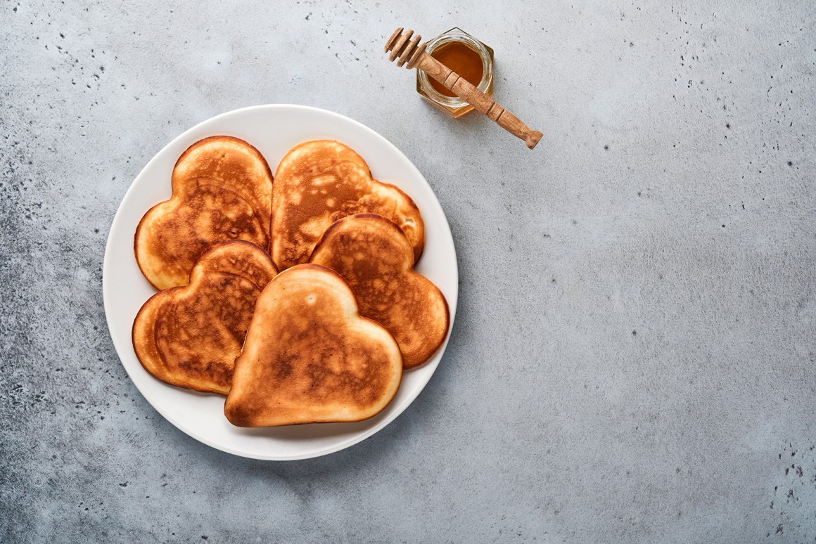 Herz-Pancakes