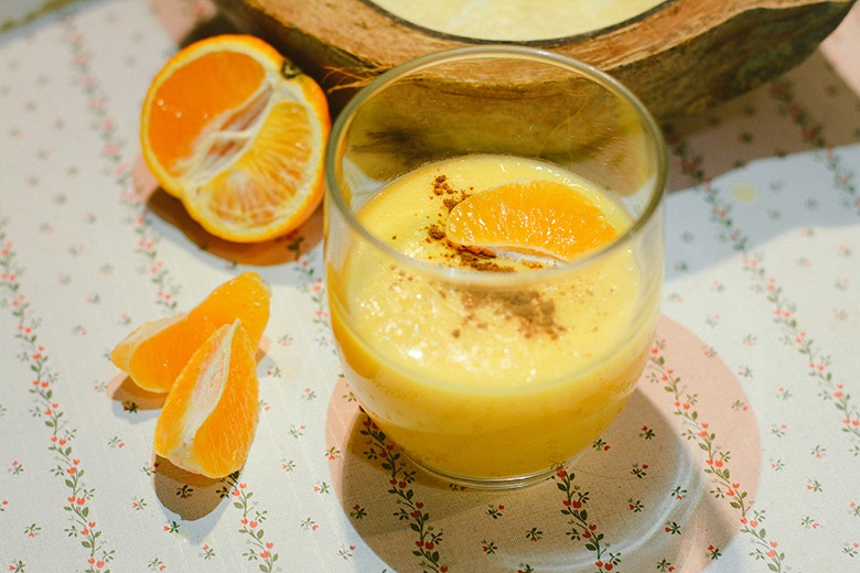 Orangenpudding