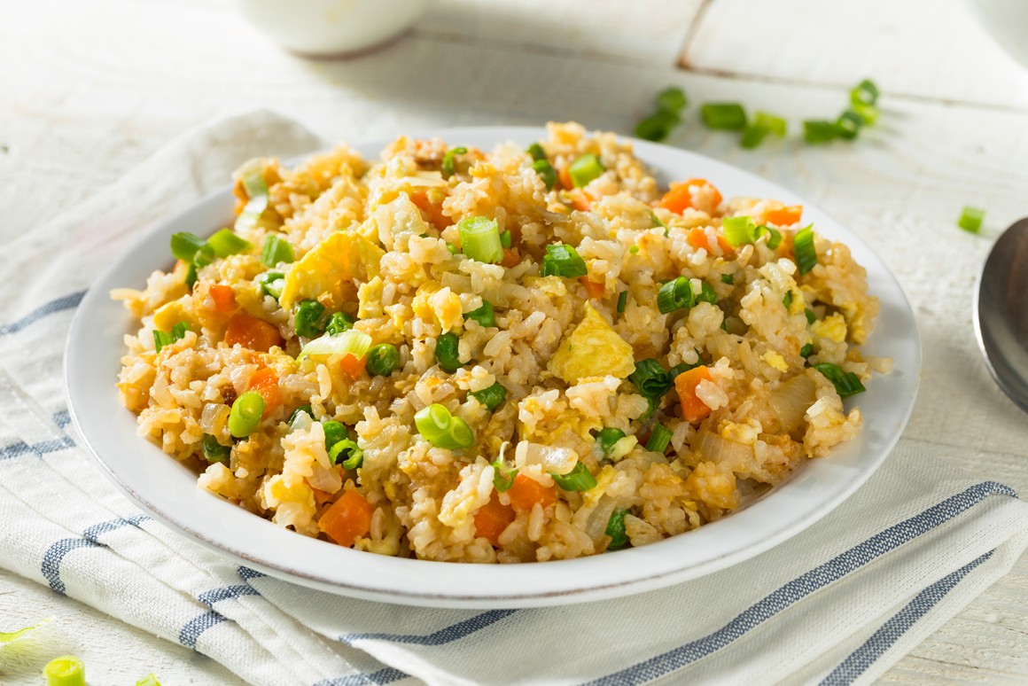 Eier-Curry-Reis mit Gemüse