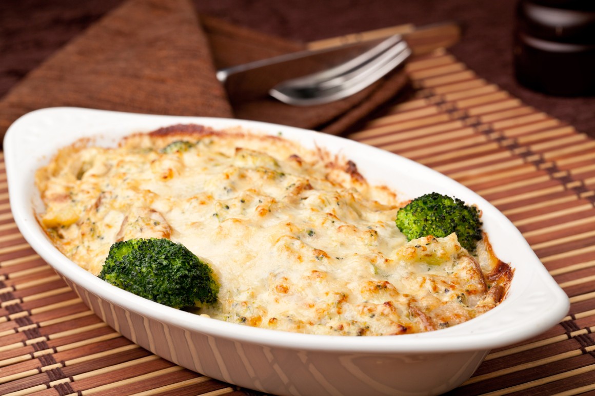 Lachs-Brokkoli-Lasagne