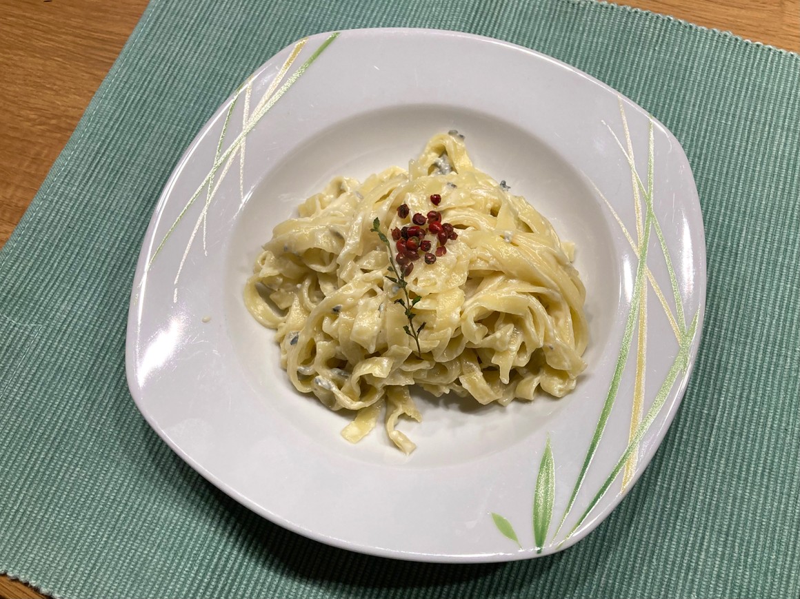 Pasta mit Gorgonzolasauce