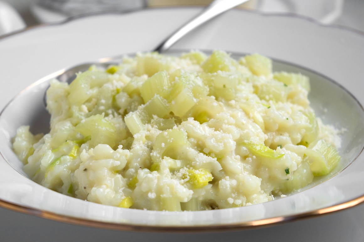 Veganes Risotto mit Sellerie