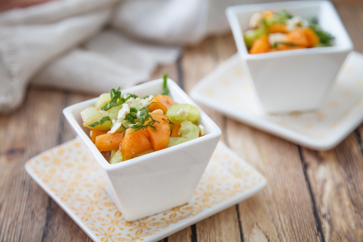 Papaya-Gurken-Salat